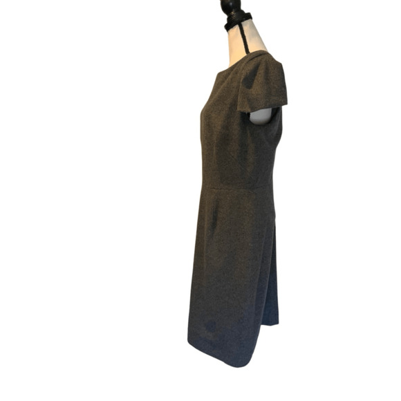 Gray Sheath Work Dress David Peck - Picture 3 of 10